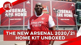 The New Arsenal 202021 Home Kit Unboxed [upl. by Sheley]