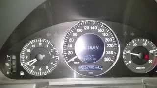 Mercedes Benz E280 CDI W211 cold start OM648 3222cm [upl. by Lupita]