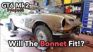 The Bonnet Is Back On The Car  For Now  1969 Triumph GT6 Mk2 Restoration  Pt 17 [upl. by Ailyn]