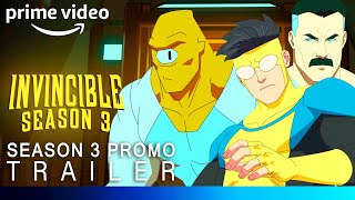 Invincible Season 3  SEASON 3 PROMO TRAILER  invincible season 3 trailer [upl. by Anirbys]