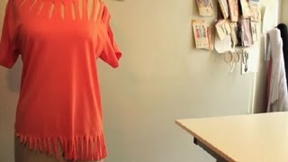 How to Make a TShirt More Interesting  DIY Fashion Projects [upl. by Warila]