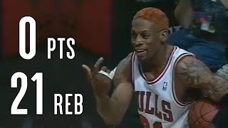 Dennis Rodman 0 Points 21 Rebounds [upl. by Tsai89]