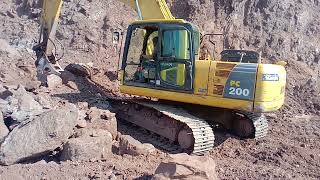 How to do Jack hammer working on site in hilly area  Jack hammer 200 pc [upl. by Aihcropal342]