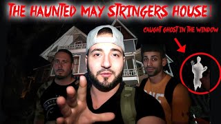 TERRIFYING HAUNTED OVERNIGHT CHALLENGE IN THE MAY STRINGER HOUSE ft OMARGOSHTV [upl. by Magocsi]