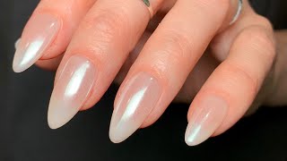 Easy Ombré Nail Art with Magic blooming gel ❤️ What do you think [upl. by Rozalie]