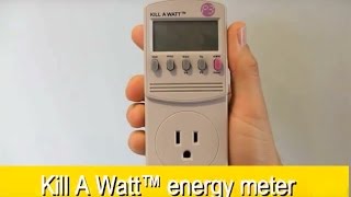 Kill A Watt Meter  altE Video Tip [upl. by Fachan]