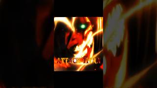 ERENS ATTACK TITAN GOES BERSERK🤜🔥 attackontitanedit eren anime animeedit youtubeshorts fyp [upl. by Vonni]