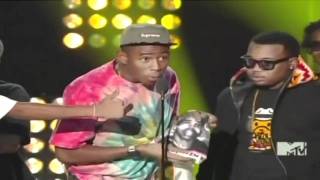 Tyler the Creator Winning Best New Artist 2011 [upl. by Lynnelle]