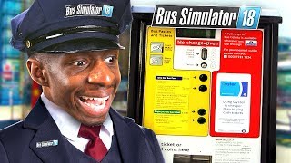 THE TICKET INSPECTOR TBJZLPlays BUS SIMULATOR 18 [upl. by Ahsekad297]