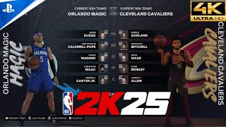 Orlando Magic vs Cleveland Cavaliers full game nba 2k25 nov 2 crunos [upl. by Hess]