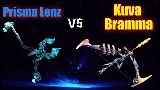 Warframe Prisma Lenz VS Kuva Bramma [upl. by Nowtna392]