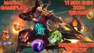 YI SUN SHIN 2024 REVAMP  NEW ULTIMATE EFFECTS AND DESIGN  TRASH OR OP  TEST IN ASERVER [upl. by Juanne213]