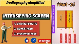 Intensifying screen Characteristics Advantage amp disadvantages l Radiography Simplified l [upl. by Yeclehc]