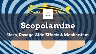 scopolamine  Uses Dosage Side Effects amp Mechanism  Transdermscop [upl. by Ertsevlis]