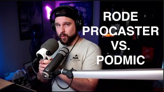 Rode Procaster Vs PodMic Review amp Comparison [upl. by Madian]