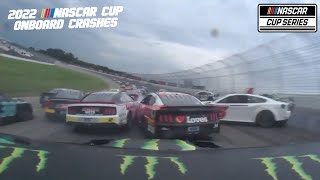 2022 NASCAR Cup Series Onboard Crashes Part 2 [upl. by Natica]