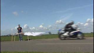 Bike magazine tries the BMW S1000RR table trick [upl. by Zillah542]