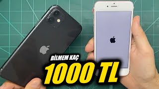 BİLMEM KAÇ 1000 TL 3 iPHONE AL TAMİR ET HEDİYE ET [upl. by Walley]