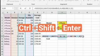 Index Match Excel Function Tutorial With Examples [upl. by Messere]