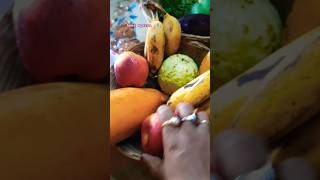 Sokale baire beriye chilam ae gulo kine niye alam youtubeshorts love fruits vegetables cake [upl. by Eceirehs]