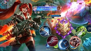 SOLO RANKED LAYLA MVP FULL DAMAGE✅ GOOD BUILD ITEMS OF LAYLA [upl. by Nail]