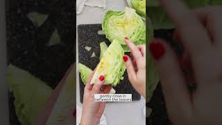 How To Wash And Cut Lettuce For Wedge Salad [upl. by Forsyth]