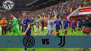 Inter Milan vs Juventus  Serie A 2425 Full Match  PES 2019 Gameplay [upl. by Cecelia]