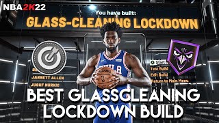 NEW THE ABSOLUTE BEST SHOOTING GLASSCLEANING LOCKDOWN BUILD IN NBA 2K22 CURRENT GEN META BUILD [upl. by Danzig]