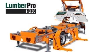 Norwood LumberPro HD36 Portable Sawmill  Part 2 Fully Hydraulic Bandsaw Mill [upl. by Wynn206]