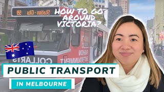 PUBLIC TRANSPORT IN MELBOURNE VICTORIA  HOW TO GO AROUND VICTORIA  RSE [upl. by Alehcim]