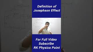 Josephson Effect In Superconductors  Superconductivity [upl. by Malinde16]