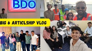 Life of CA student in big 6  CA articleship vlog 🔥 [upl. by Aibsel]