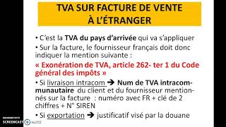 Etablir une facture à létranger et formalités DEB [upl. by Maxy]