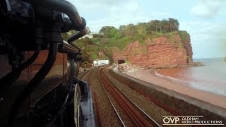 Steam Drivers Eye view  GWR Castle on Sea Wall [upl. by Vasyuta]