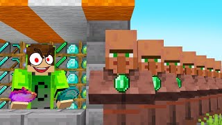 Minecraft But You Can Open A Store To Sell Diamonds To Villagers [upl. by Becker]