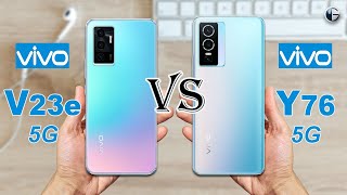 VIVO V23e 5G vs VIVO Y76 5G  Full Specs Comparison [upl. by Tatiania]