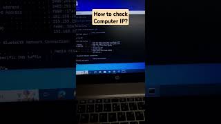 How to check computer ip techvyas1 ipaddress computer cmd ipconfig ipconfigall education [upl. by Reade]