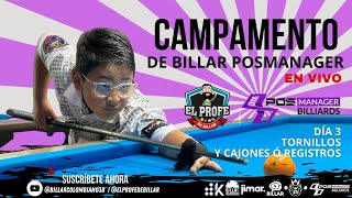 Campamento de Billar  Día 3  Tornillos y Registros  PosManager [upl. by Cissie]