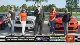 2020 Dodge v Chevy Challenge  Helping Seniors Car Raffle [upl. by Oakley236]