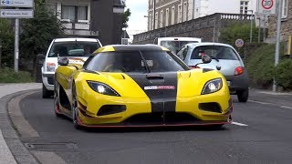 Supercars Leaving Private Car Meet Koenigsegg McLaren P1 Carrera GT Aventador SV amp More [upl. by Lletnuahs306]