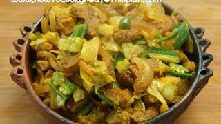 Ethiopian Food  Beef amp Cabbage Alicha Tibs Recipe  Amharic English  Injera Wot Berbere Kitfo [upl. by Elleirbag]