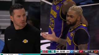 D’Angelo Russell had JJ Redick losing his mind after worst sequence ever 😂 [upl. by Chassin]