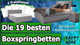 Boxspringbett kaufen 2020 ➡️ Die 19 besten Boxspringbetten im Vergleich 5 Preisklassen [upl. by Daus]