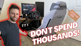 How to try sim racing without spending a fortune [upl. by Solhcin]