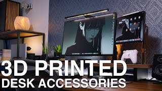 3D Printing Awesome Desk Accessories  Customizing My Workspace [upl. by Armilda950]