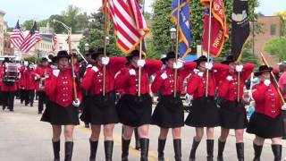 Tarrytown Vets Drum and Bugle Corps and Mahopac FD in Ossining NY 52116 [upl. by Royal]