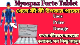 Myospaz forte tablet full review in bangla uses price dosage [upl. by Gass786]