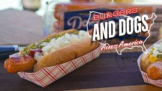 Dodger Dogs  Burgers and Dogs Across America Ep1 [upl. by Udenihc]