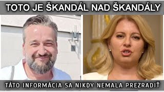 TOTO JE ŠKANDÁL NAD ŠKANDÁLY TÁTO INFORMÁCIA SA NIKDY NEMALA PREZRADIŤ [upl. by Wakerly653]