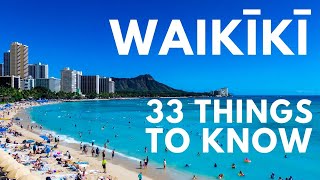 WAIKIKI TRAVEL TIPS 33 Things to Know Before You Visit Waikiki Hawaii [upl. by Jahncke]